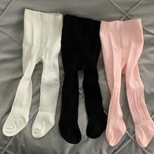 Baby girl tights 0-6 months